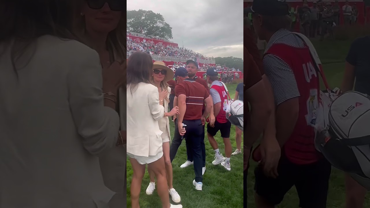 Rory McIlroy Shares an Emotional Moment with His Wife at Ryder Cup Day 2