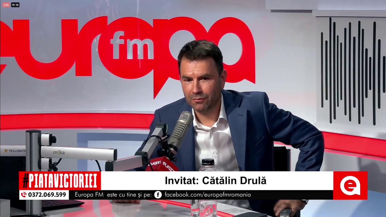 Deputatul USR Cătălin Drulă, Interviu Exclusiv la Europa FM 🎙️