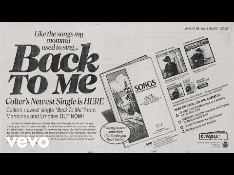 Colter Wall - Back to Me (Audio)