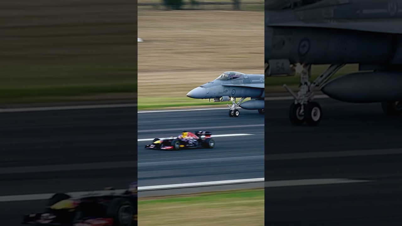 F1 Car vs Jet: Who Wins? 🏎️✈️