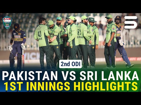 1st Innings Highlights | Pakistan vs Sri Lanka ODI Series 2025 | 2nd ODI | PCB | M3V1U