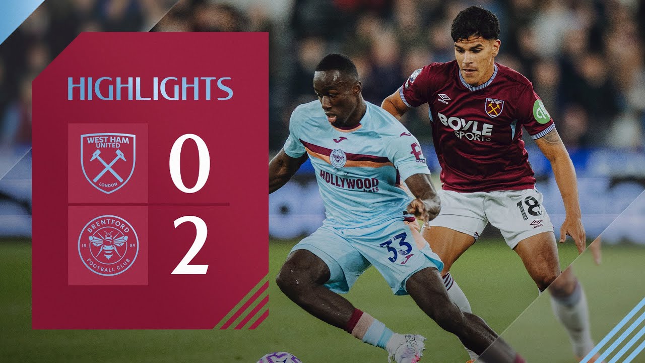 West Ham 0-2 Brentford | Premier League Highlights ⚽