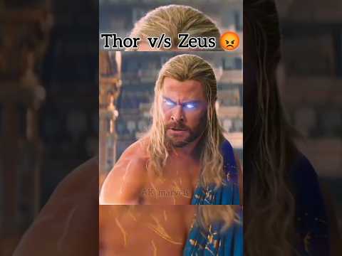 Thor vs zeus fight scene - Thor love and thunder short #edits
