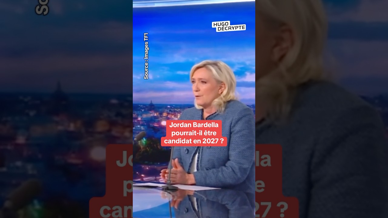 Jordan Bardella pourrait-il remplacer Marine Le Pen en 2027 ?