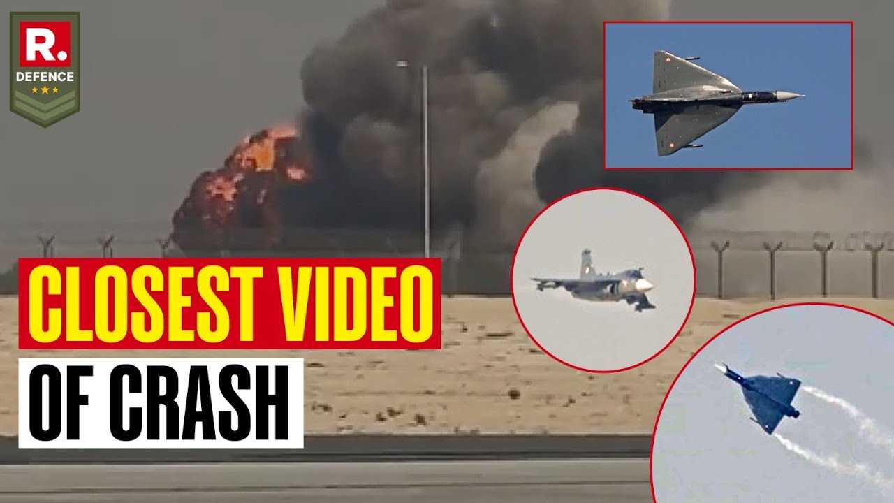 Tejas Jet Crash at Dubai Airshow 2025 🚁