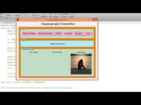 LSB based Steganography - for color Image MATLAB code