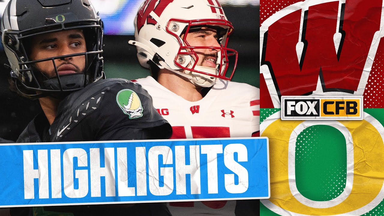 Wisconsin Badgers vs. No. 6 Oregon Highlights 🏈