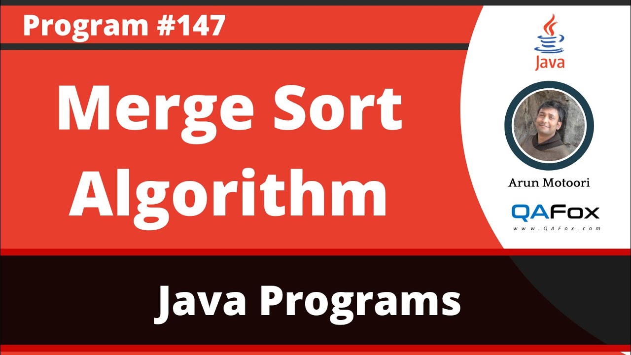 Java Merge Sort Implementation π