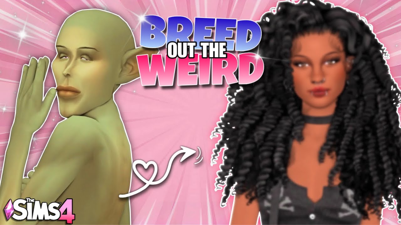 Sims 4 CAS Challenge: Breed Out the Weird 🧬