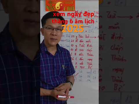 xem ngày đẹp tháng 6 âm lịch 2025
