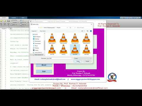 Hiding Secret Text In Audio For Audio Steganography | Audio Steganography Using Matlab Project Code