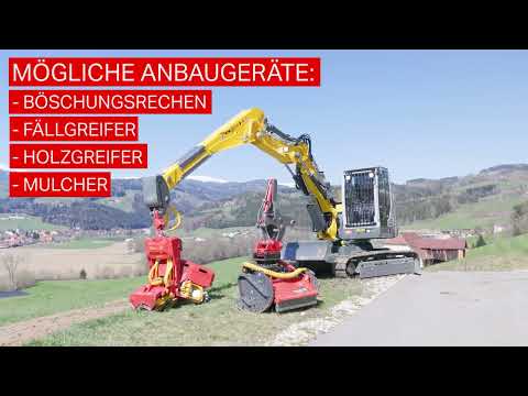 Durchforstungsharvester KDH mit Multi Teleausleger