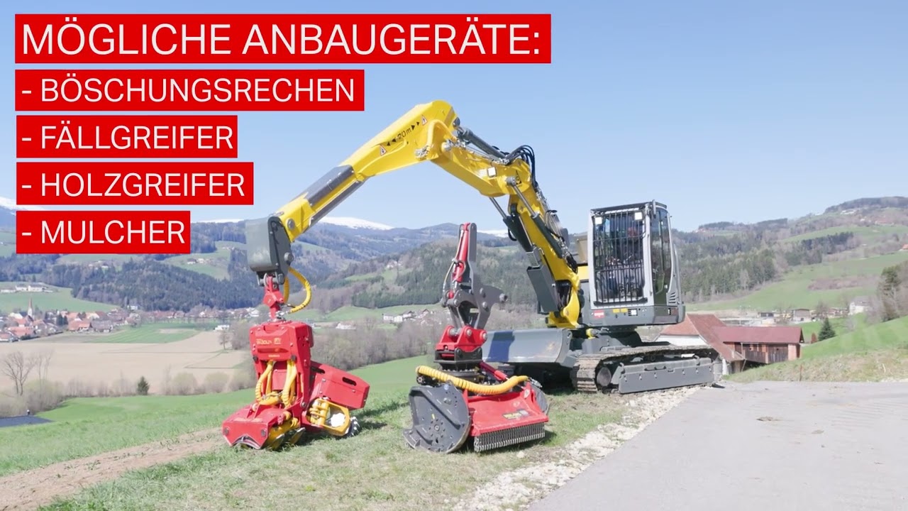 Effiziente Durchforstung mit dem KDH40-1 & WOODY WH40-2 🚜