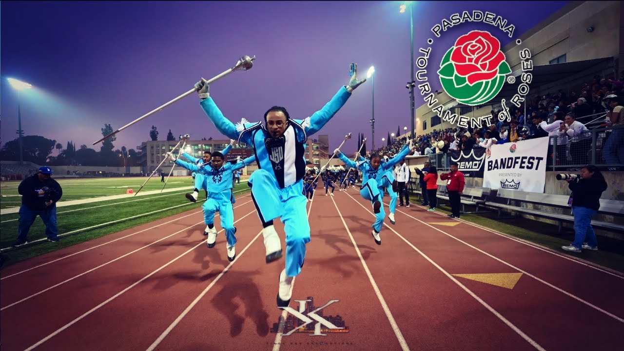 Jackson State's Pass & Review at 2025 Rose Bandfest 🎶