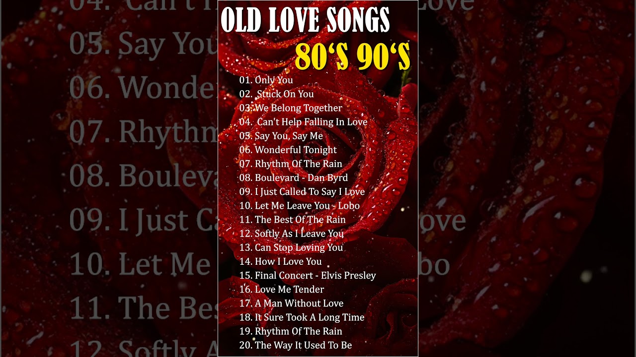 Top Old Love Songs from the 70s-90s 🎶