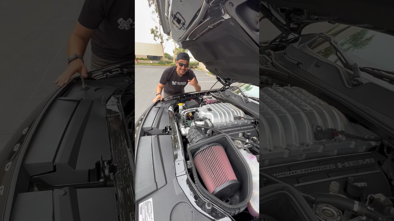 The Dodge Challenger Hellcat is the best first car!  #dodge #challenger #hellcat