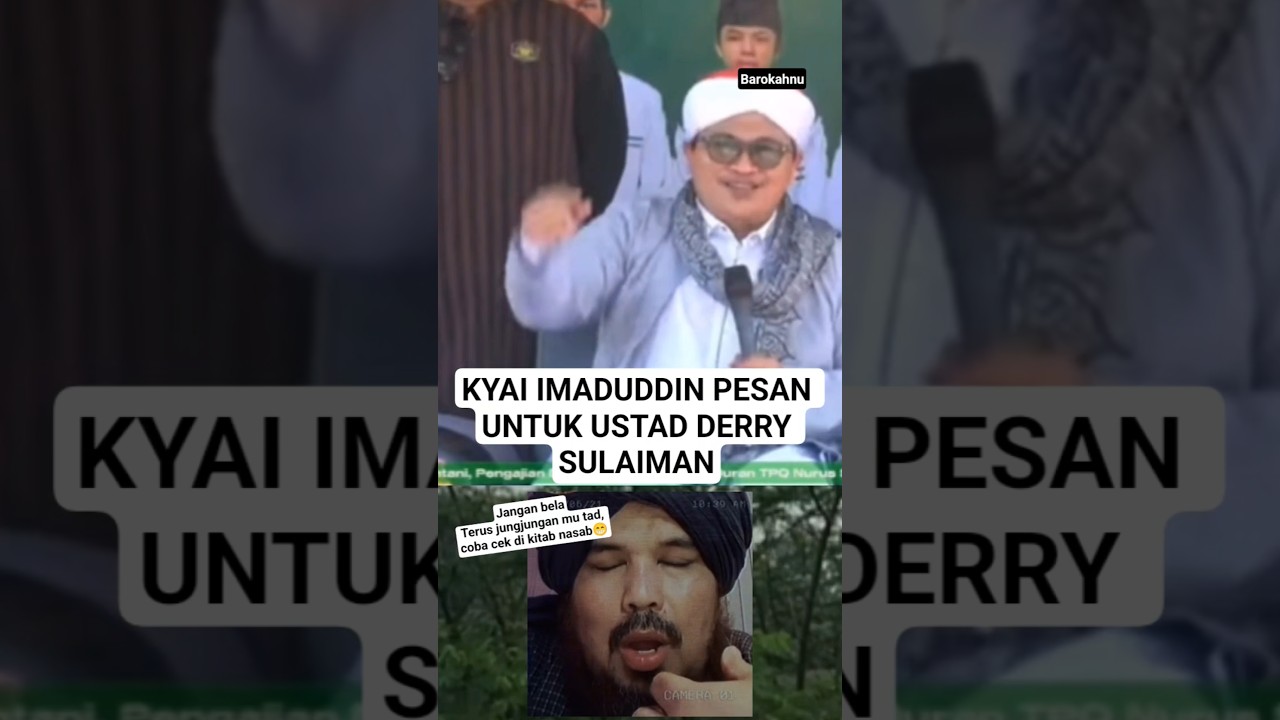 kyai imaduddin pesan untuk ustad Derry Sulaiman