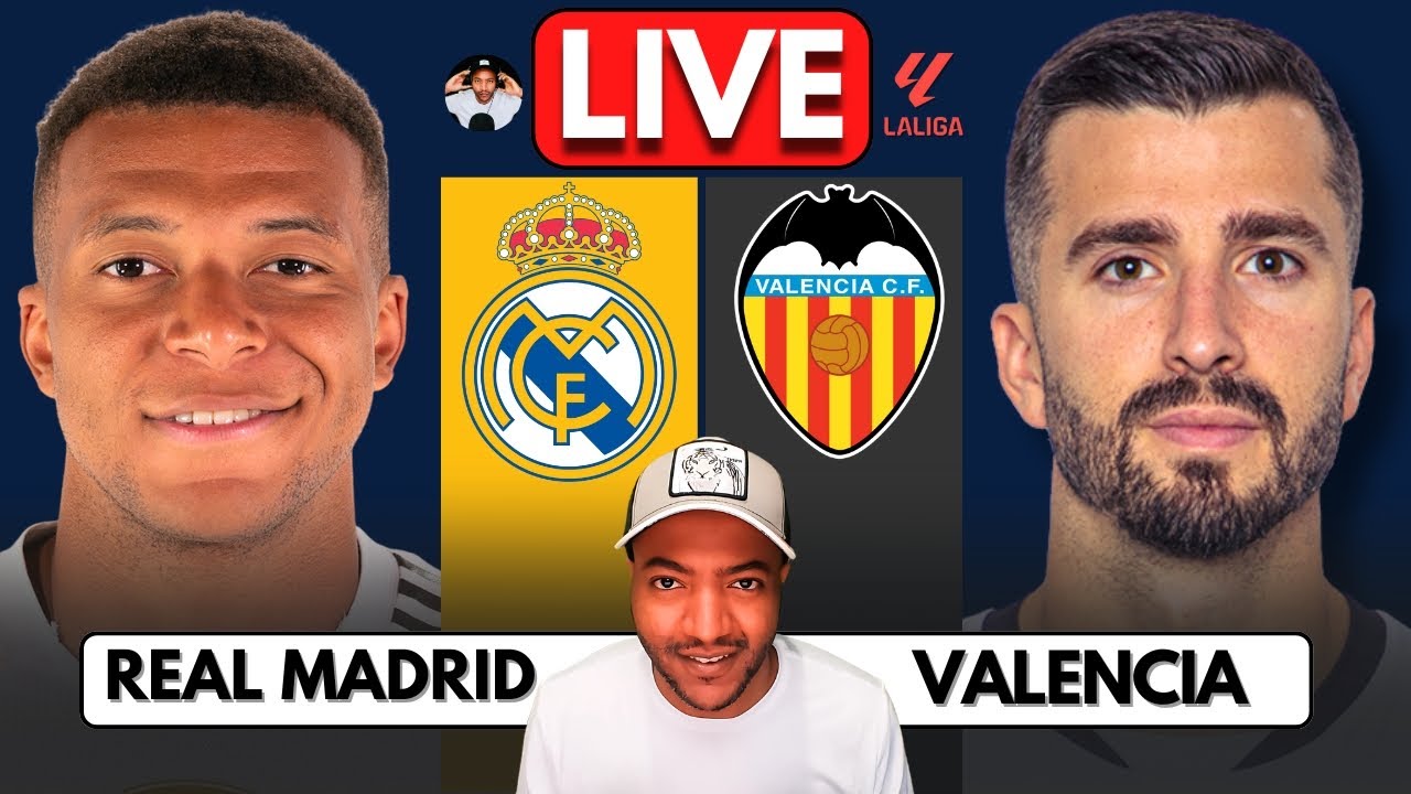 Real Madrid vs Valencia Live | La Liga 2025/26 | Full Match Streaming