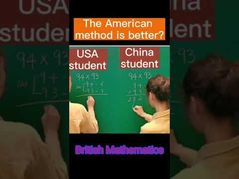 China-USA Multiplication Tricks