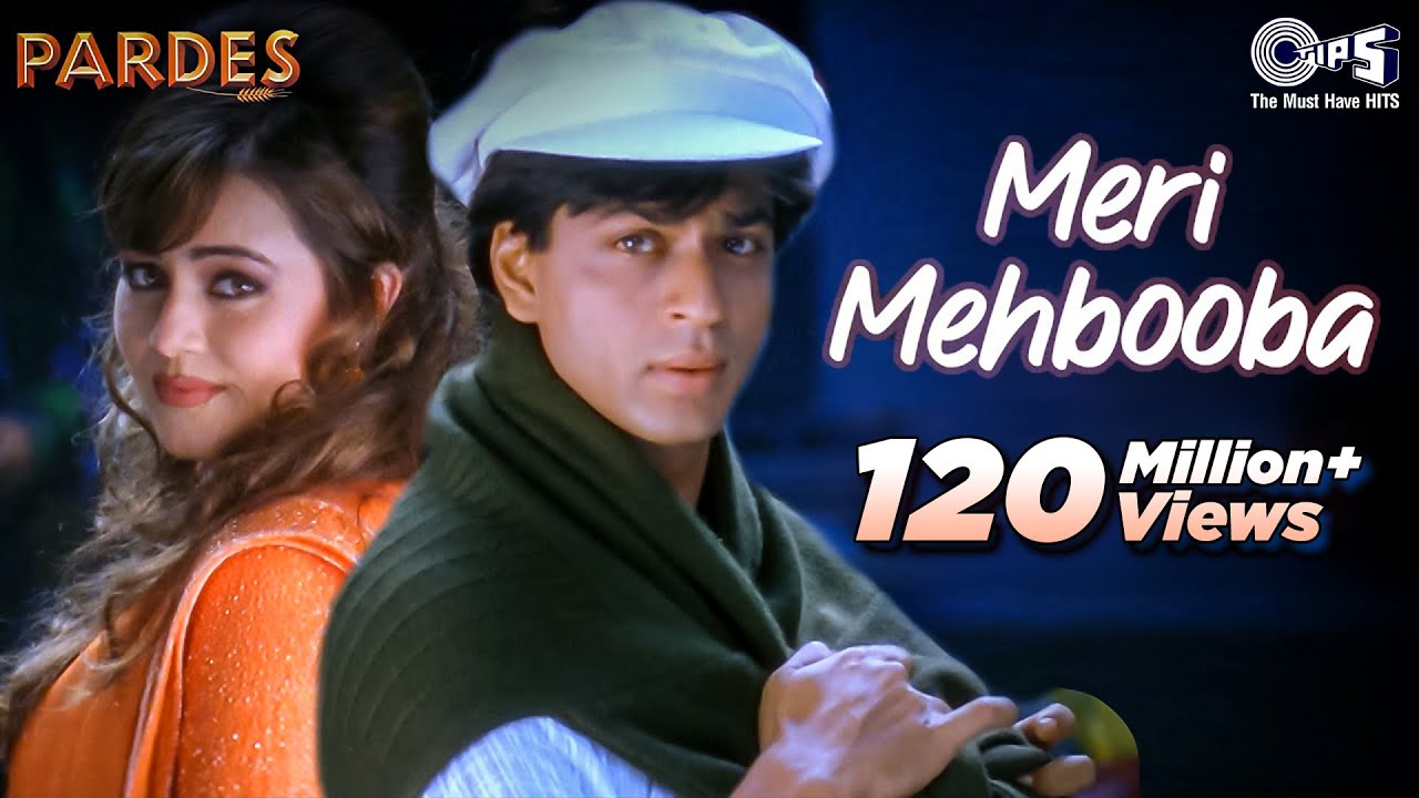 Meri Mehbooba | Pardes | Shahrukh Khan | Mahima | Kumar Sanu & Alka Yagnik | 90's Hindi Hit Songs