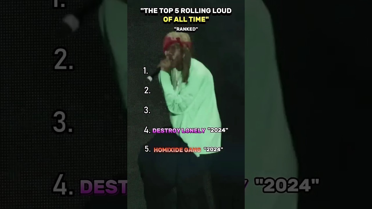 TOP 5 Top 5 Rolling Loud Moments 🎤