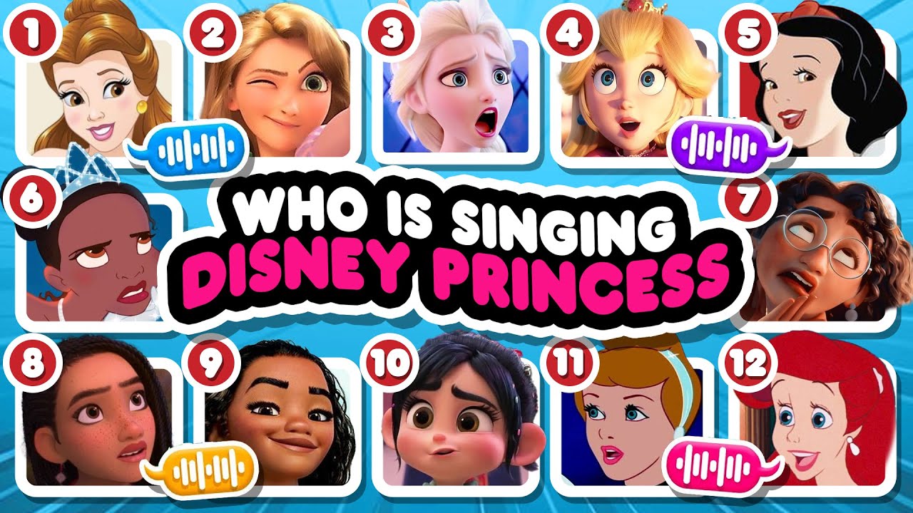 Guess 40 Disney Princess Songs 🎶