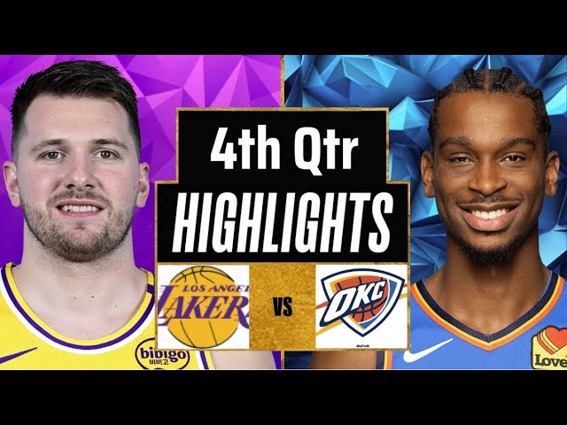 Lakers vs Thunder 4th Quarter Highlights | Nov 12, 2025 🏀