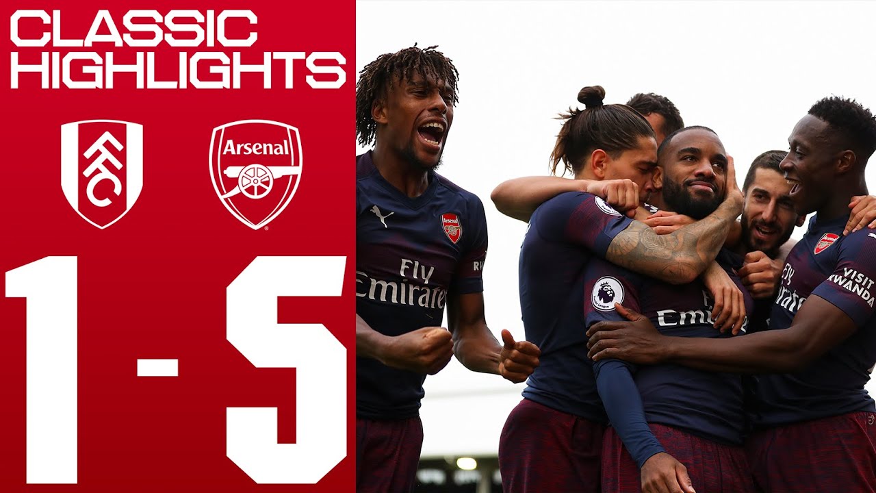 CLASSIC HIGHLIGHTS | RAMSEY SCORES WONDER GOAL IN ROUT! | Fulham vs Arsenal (1-5) | 2018 | EPL