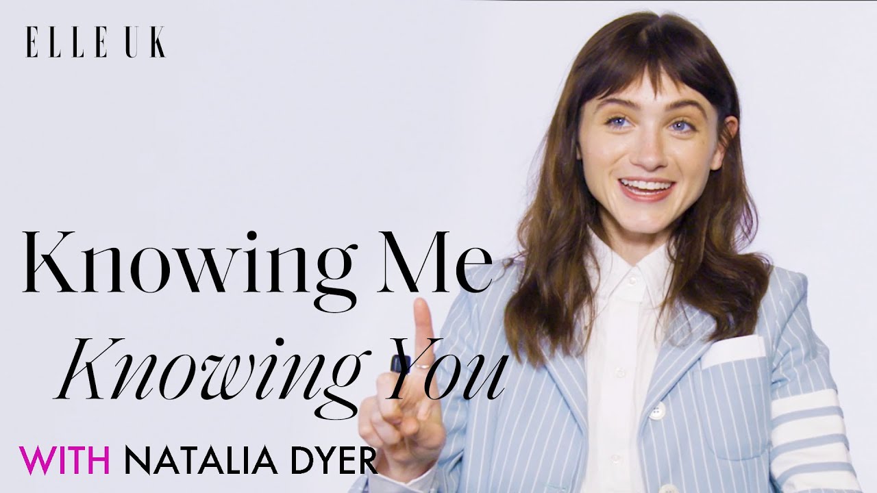 Natalia Dyer Reveals Surprising Connections to Hannah Montana & Charlie Heaton's Lookalike | ELLE UK