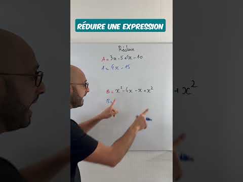 ON REPREND LES BASES : Réduire une expression