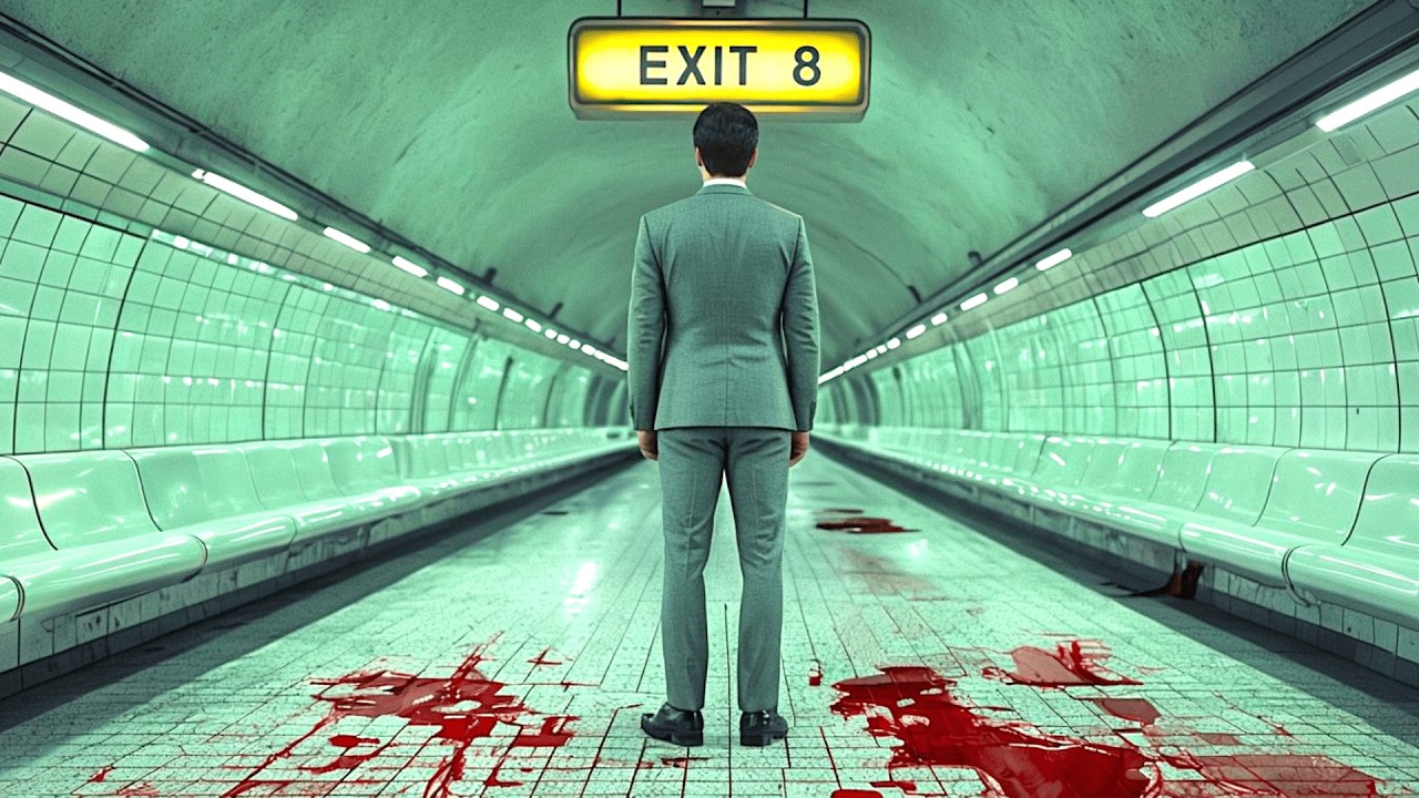 Exit 8 (2025) Movie Explained in Hindi/Urdu 🎬