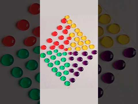 Rainbow Colour Drops Mixing #mix #paint #shortfeed #feed #rainbow