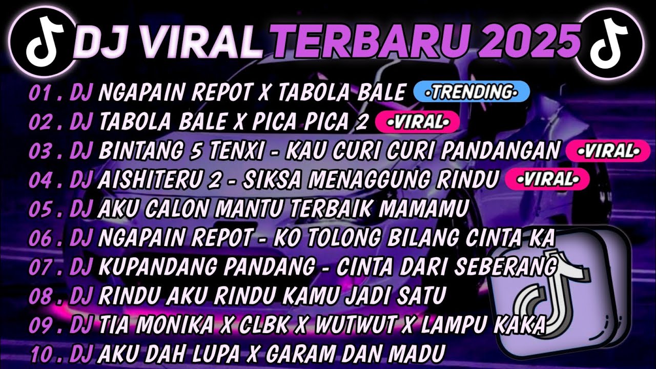 DJ TikTok Terbaru 2025 🎵 Full Album: Ngapain Repot & Tabola Bale x Pica Pica 2