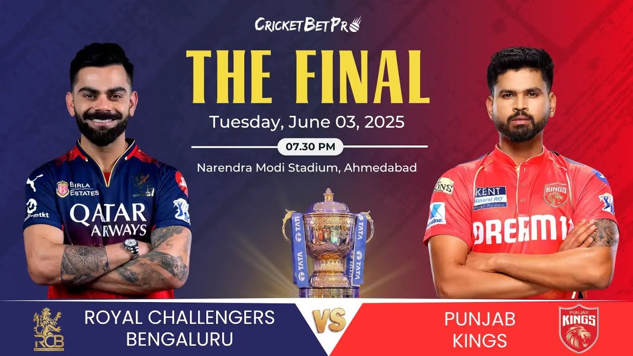 RCB vs PBKS IPL 2025 Final Highlights 🏏