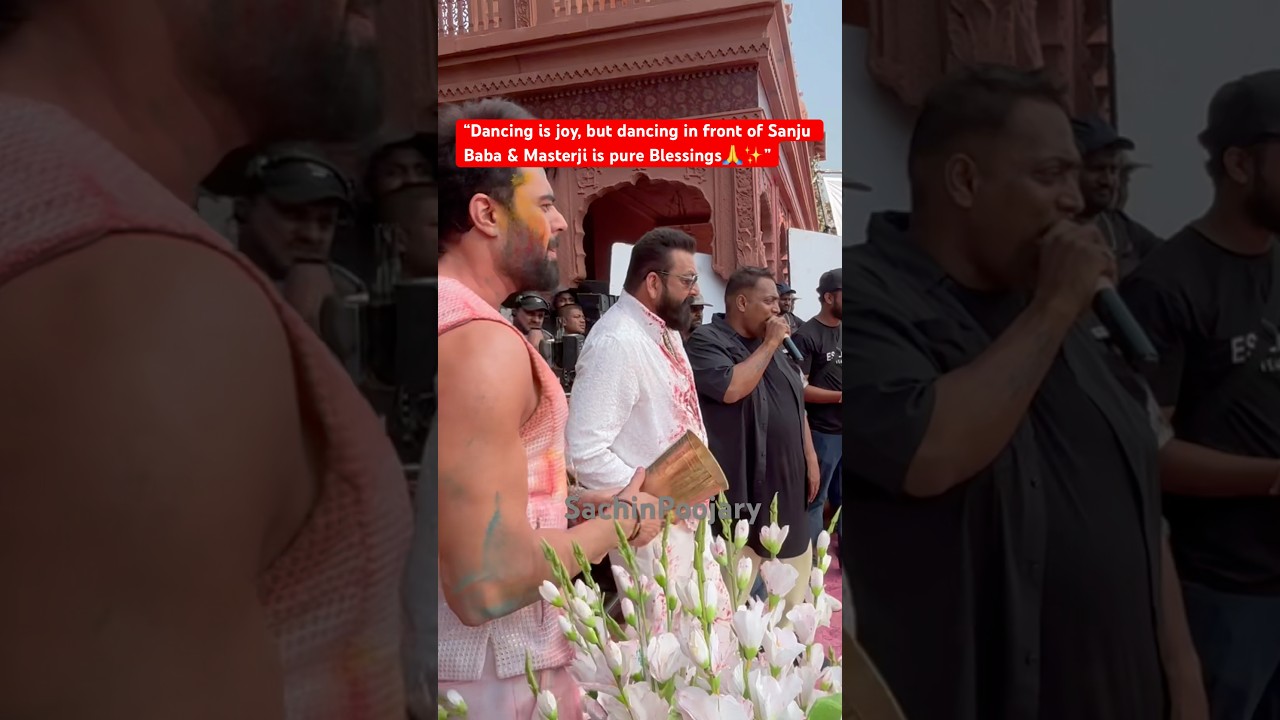 Behind the Scenes: Sanjay Dutt, Varun Dhawan & More on the Panwadi Set 🎬