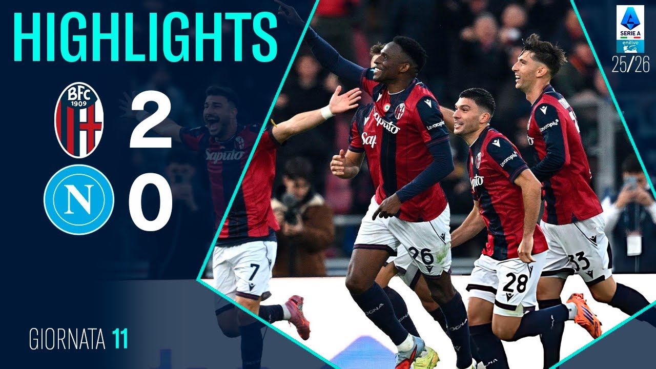 Bologna vs Napoli 2-0 | Highlights & Match Analysis | Serie A 2025 ⚽