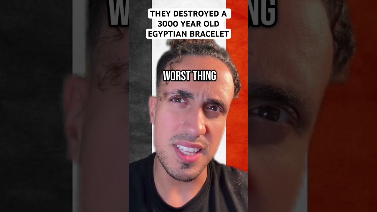 Ancient Treasure Destroyed: 3,000-Year-Old Egyptian Bracelet Lost Forever ⚱️