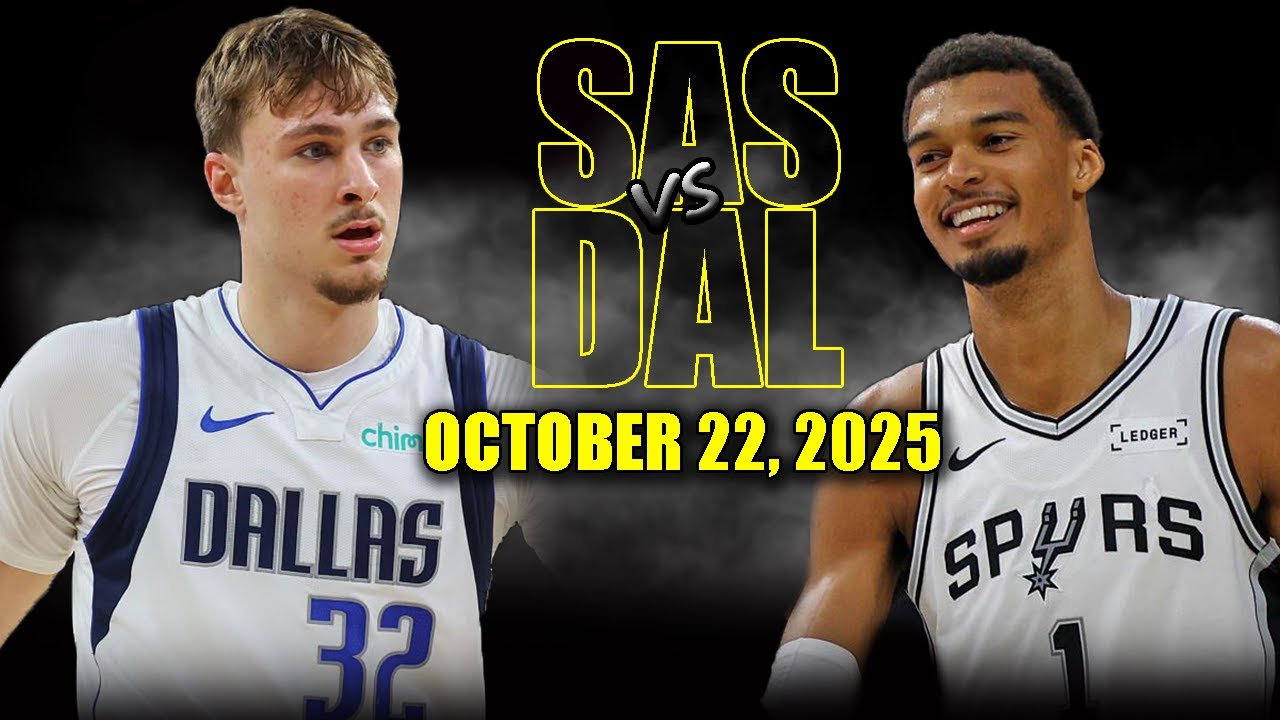 San Antonio Spurs vs Dallas Mavericks Full Game Highlights | October 22, 2025 🏀