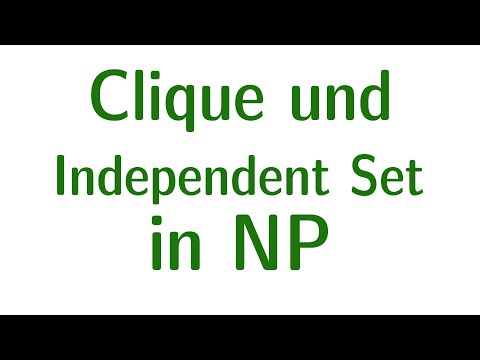 Komplexität #13 - CLIQUE und INDEPENDENT SET in NP