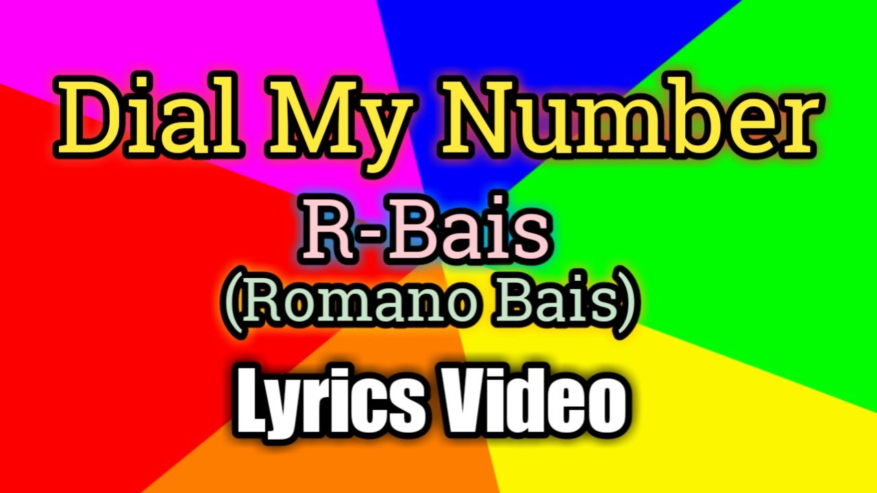 Dial My Number - R Bais Lyrics Video 🎶