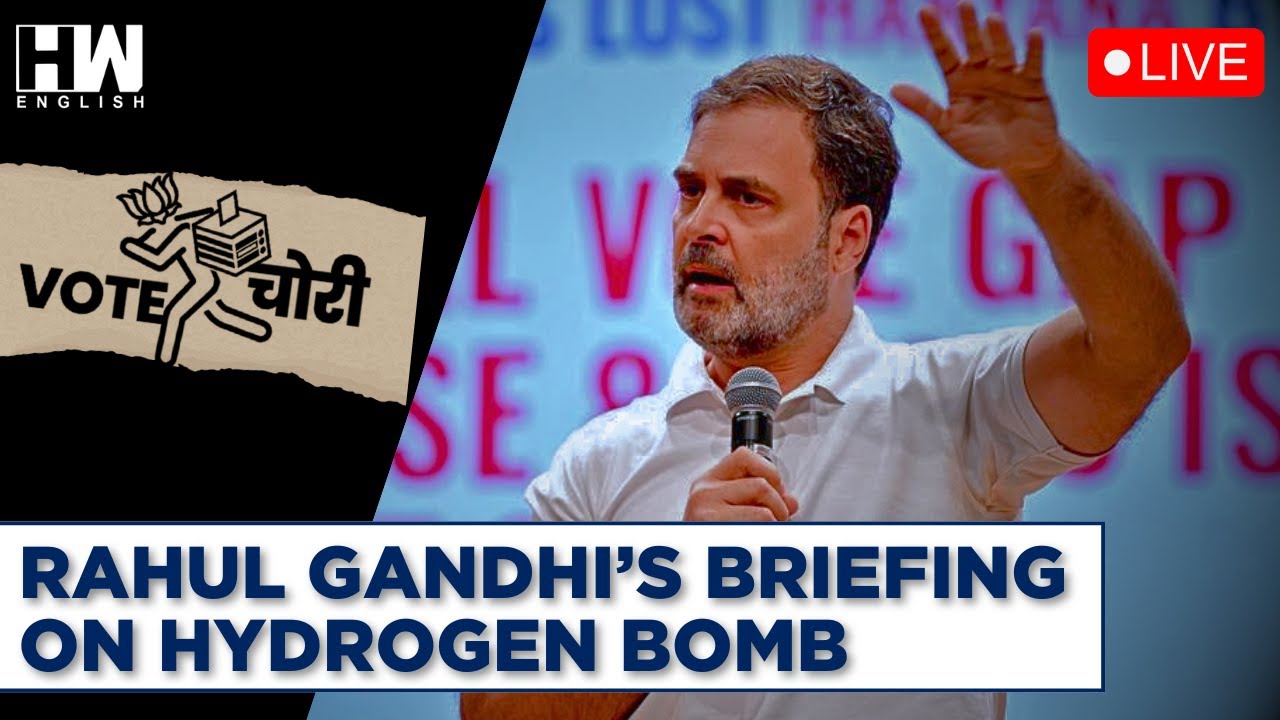 LIVE | Rahul Gandhi Addresses Hydrogen Bomb Issue | Congress | ECI
