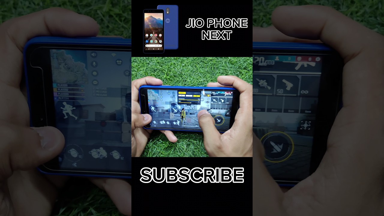 Jio Phone Next Free Fire Gameplay & Sensitivity Settings 🎮