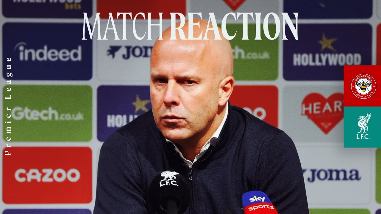 Arne Slot Reacts to Liverpool's Narrow 3-2 Loss to Brentford | Premier League Highlights