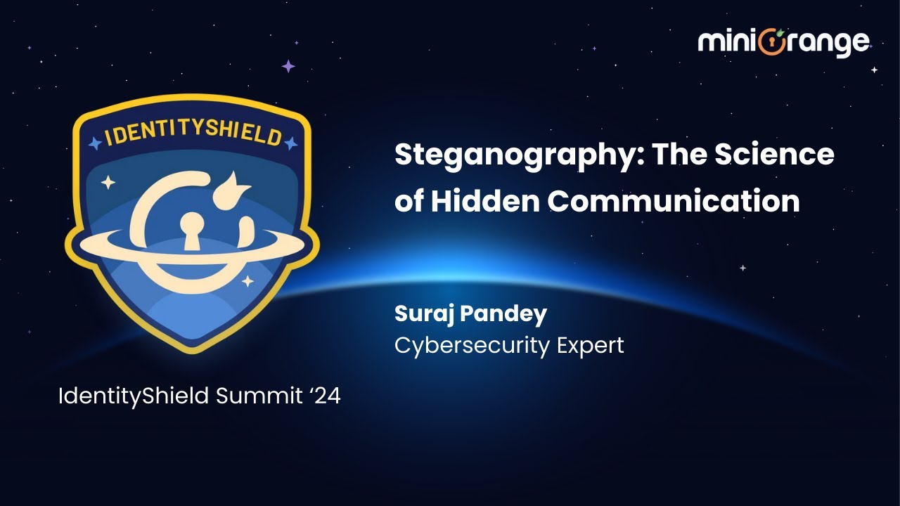 Unlocking Secrets: The Art of Steganography by Suraj Pandey at IdentityShield Summit ‘24 🔐