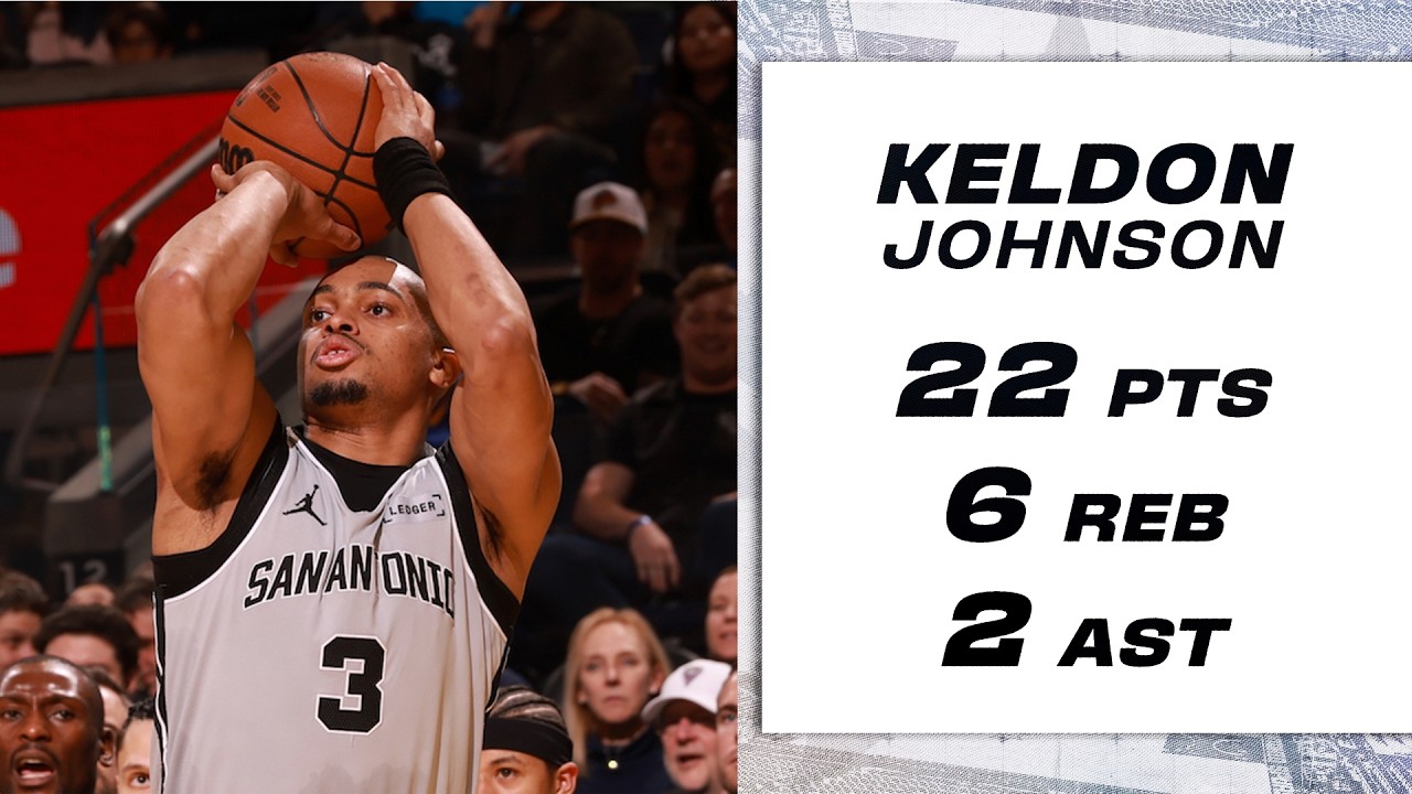 Keldon Johnson Leads Spurs' Big Win Over Warriors π