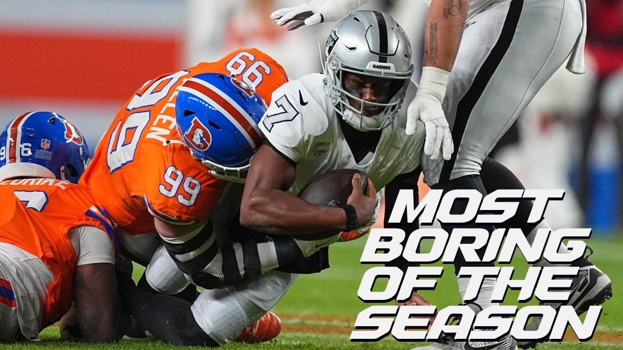 Snooze Bowl: Broncos vs Raiders | Exciting NFL Week 10 TNF Highlights 2025 🏈