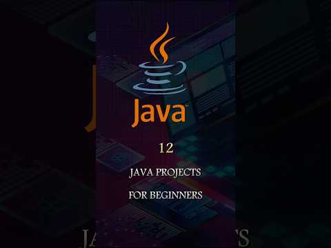 12 java projects for beginners #coding #java