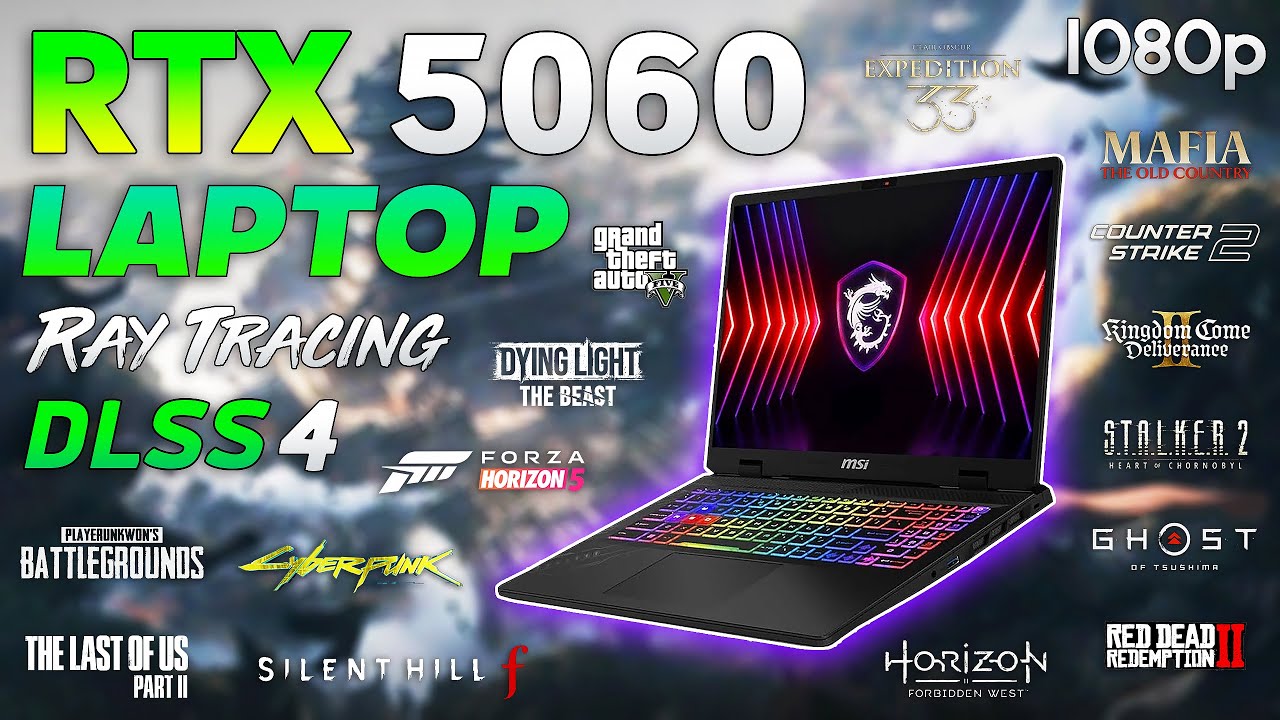 RTX 5060 Laptop Gaming Test on MSI Crosshair 17 HX
