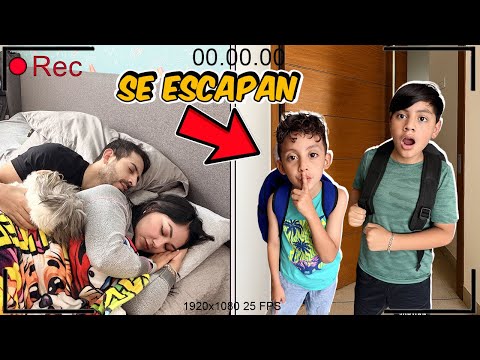 KARIM y DYLAN SE ESCAPAN DE LA CASA | BROMA A KORI y LUKY | Family Juega