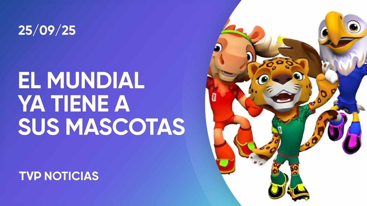 La FIFA presentó a las tres mascotas del Mundial 2026
